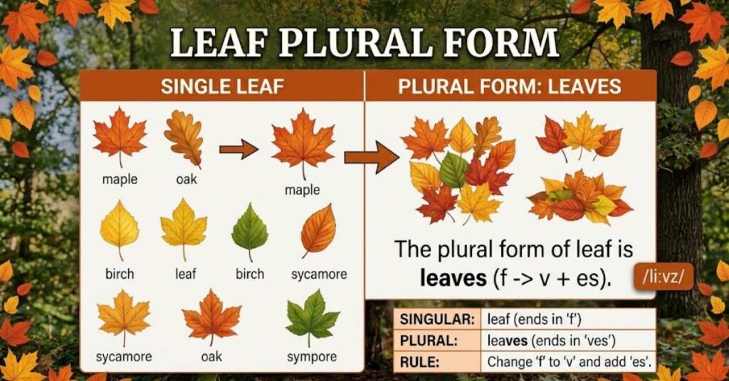 Leaf Plural Form